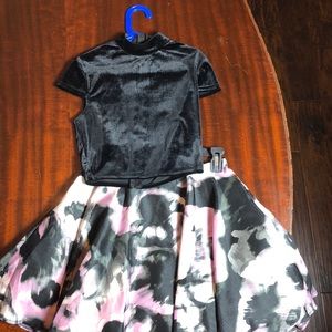 Homecoming / Prom Top & Skirt Set